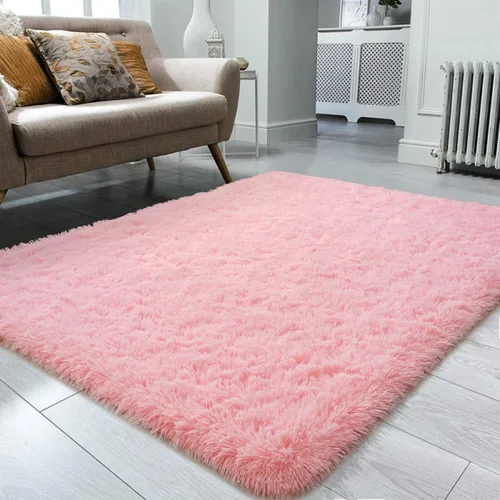 Miniatura 58 de Ompaa Alfombra Esponjosa, Alfombras de Área Súper Suaves y Peludas para Dormitorio y Sala de Estar - 6' x 9' Alfombra Grande de Felpa Peluda Shag