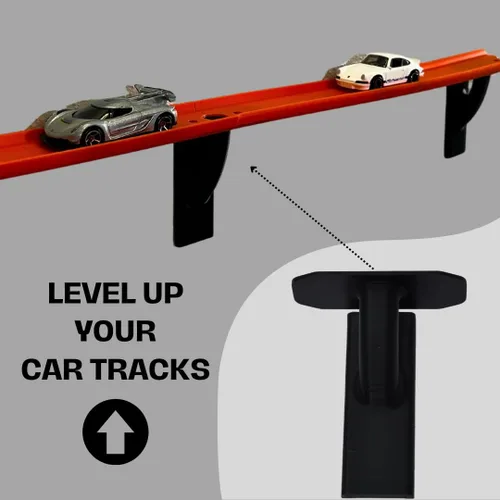 Miniatura 2 de Conectores de Pared para Pista de Carreras de Juguetes Compatibles con Hot Wheels Accesorio de Construcción de Pista Infantil Rampas y Pistas