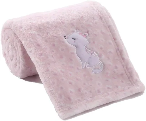 Miniatura 14 de CREVENT Manta de Felpa Sedosa y Linda para Bebé Niñas & Niños, Recién Nacidos, Bebés, Cuna, Cochecito, Silla de Paseo, Regalo Adecuado para Todas