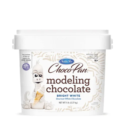 Miniatura 14 de Satin Ice ChocoPan - Chocolate blanco brillante para modelar (1 libra) para decoración de pasteles