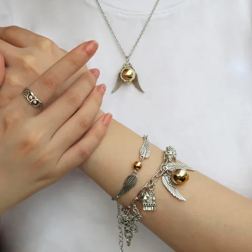 Miniatura 2 de Fancy Space Juego de pulseras con dijes, pulsera ajustable con temática de magia, regalo de cumpleaños para niños, niñas y mujeres