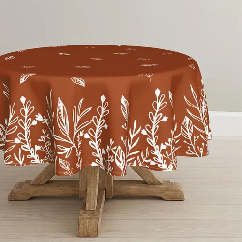 Miniatura 10 de Horaldaily Fall Tablecloth 52×70 Inch Rectangular, Thanksgiving Autumn Harvest Blue Wild Flowers Table Cover for Party Picnic Dinner Decor
