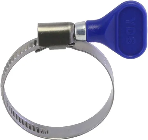 Miniatura 11 de YDS Abrazadera de manguera W2 de acero inoxidable, llave de giro, 0.315-0.472 in (5/16" a 1/2") diámetro ranger, 0.354 in ancho de banda