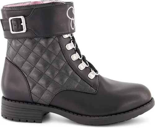 Miniatura 2 de Jessica Simpson Botas de moto para niñas, botas negras, botas negras de cuero para niñas