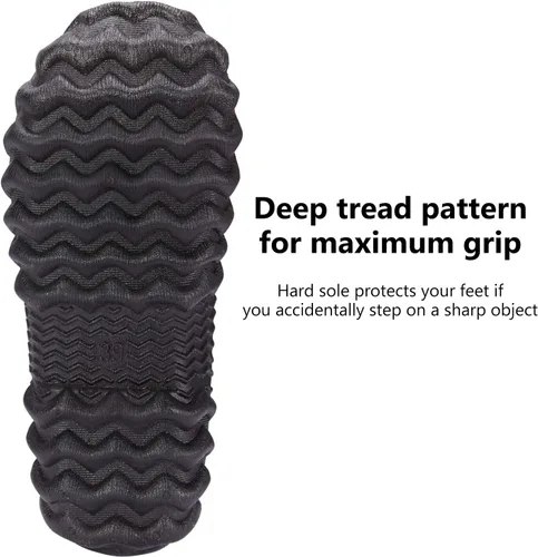 Miniatura 7 de BASSDASH 3D Vadeador con Botas Ultra Resistente Negro con Diseño de Plátanos en Nylon PVC para Pesca y Caza para Hombres Cuadros Negros
