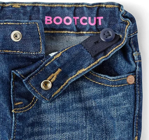 Miniatura 3 de The Childrens Place Baby Toddler Girls Basic Bootcut Jeans