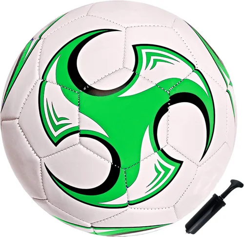 Miniatura 9 de Balón de fútbol tamaño 3, 4, 5 con aguja de bomba, diseño antiexplosión, para interiores y exteriores, adecuado para niños, práctica