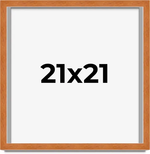 Miniatura 126 de Marco de 3 x 3 pulgadas, marco de madera maciza de nuez miel tradicional marrón Ancho de moldeo de 0.875 pulgadas Profundidad de conejo de 0.875