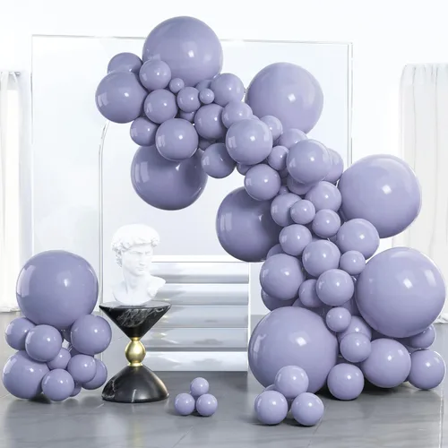 Miniatura 167 de PartyWoo Globos de color azul pizarra, 100 unidades, diferentes tamaños, paquete de 18, 12, 10, 5 pulgadas, azul marino, azul polvoriento, bohemio