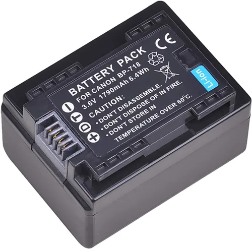 Miniatura 2 de Paquete de baterías para videocámara Canon VIXIA HF R300 R400 R500 HD