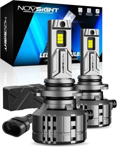 Miniatura 12 de NOVSIGHT Bombillas antiniebla H4/9003 88000LM, 900% bombillas antiniebla ultra brillantes, paquete de 2