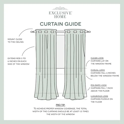 Miniatura 7 de Exclusive Home Canopy Stripe - Panel de cortina con ojales superior a rayas para interiores/exteriores, 54"x84", Kiwi / Sand, Juego de 2 Kiwi / Arena