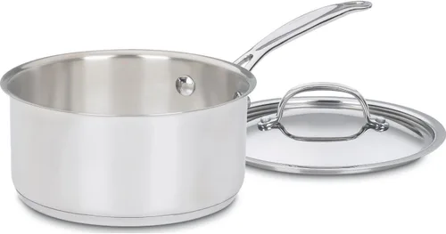Miniatura 5 de Cuisinart 7194-20 Chef's Classic - Cacerola de acero inoxidable de 4 cuartos con tapa 4 cuartos de galón
