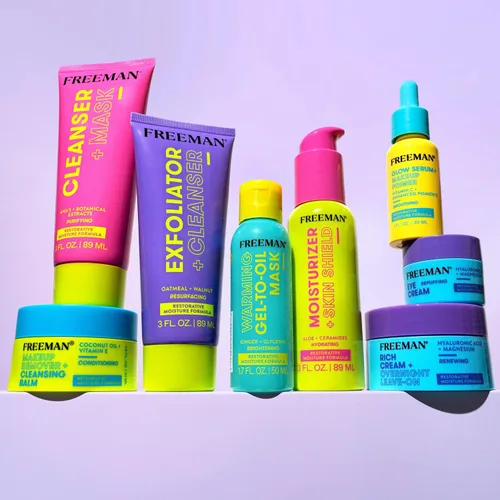 Miniatura 14 de Freeman Removedor de maquillaje + bálsamo limpiador, bálsamo removedor de maquillaje hidratante y nutritivo, aceite de coco y vitamina E, elimina