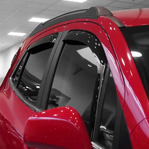 Miniatura 2 de Voron Glass - Protectores de lluvia extra duraderos en canal para Buick Encore 2013-2022, deflectores de ventana, viseras de ventilación, 4 piezas