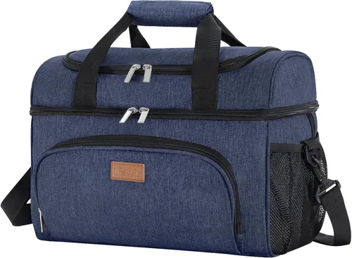 Miniatura 16 de Lifewit - Bolsa térmica aislada, hielera grande impermeable para 32/48 latas, bolsa de hielo portátil ligera de doble capa con lados suaves