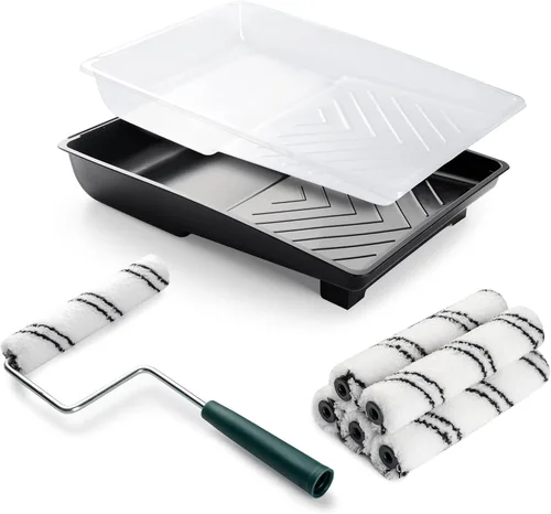 Miniatura 9 de Kit de rodillo de pintura de espuma CoatPro Twools, 2 pulgadas, paquete de 10 rodillos pequeños con rodillo de pintura de espuma de alta densidad