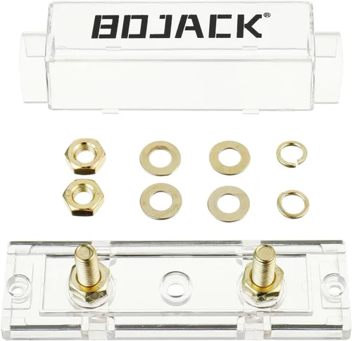 Miniatura 7 de BOJACK Soporte de fusibles ANL de calibre 0/2/4 y fusibles ANL de 20 amperios para bloque de fusibles AWG de calibre 0, 2, 4, 8, portafusibles