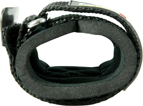 Miniatura 6 de Ganchos de acero para levantamiento de pesas de alta resistencia, juego de 2 guantes de entrenamiento acolchados de alta calidad Plano Negro 2