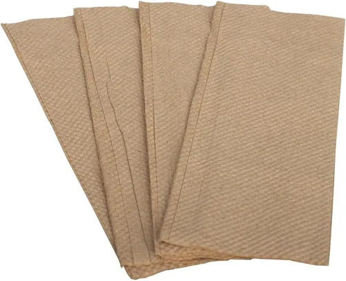 Miniatura 5 de Karat Toallas de papel multipliegues, absorbentes y resistentes, 334 hojas x 12 paquetes, fibras recicladas