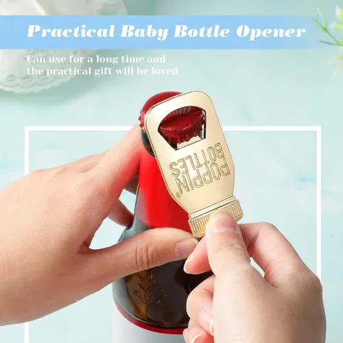Miniatura 4 de Chengu 50 piezas abrebotellas, regalos para baby shower, recuerdos de baby shower, para invitados, fiesta de premio, ganador, revelación de género