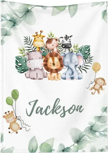 Miniatura 12 de Manta de bebé personalizada con nombre, manta de envolver personalizada con nombre para niñas y niños, recién nacidos, regalos para niños pequeños