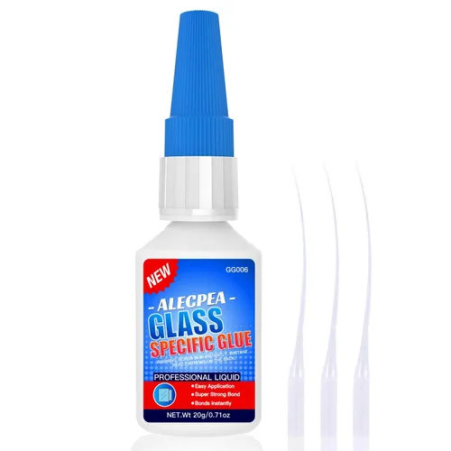 Miniatura 25 de ALECPEA 20g de super pegamento cerámico para reparación de porcelana y cerámica - Adhesivo de configuración rápida, impermeable para porcelana