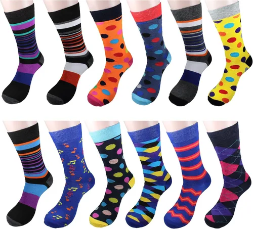 Miniatura 29 de 12 pares de calcetines de vestir para hombre