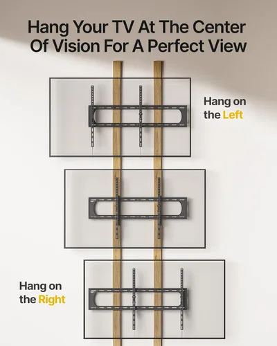 Miniatura 9 de monTEK Soporte de pared para TV con inclinación de alta resistencia para televisores grandes de 60–120” hasta 136 kg, probado 4 veces por seguridad