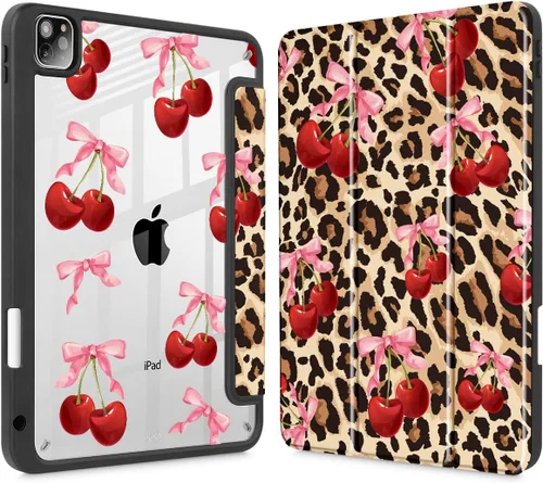 Miniatura 35 de May Chen Funda para iPad Pro de 11 pulgadas M2 de 4ª generación 2022, iPad Pro 11 de 3ª/2ª/1ª generación, Funda con cubierta trasera transparente a