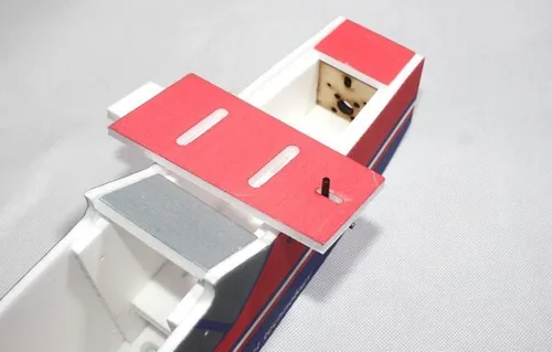 Miniatura 6 de Bettomshin Pestillos de bloqueo de la escotilla del toldo para la fijación de la cubierta de la cabina del avión RC 1.181x0.492x0.236 in negro 1pcs