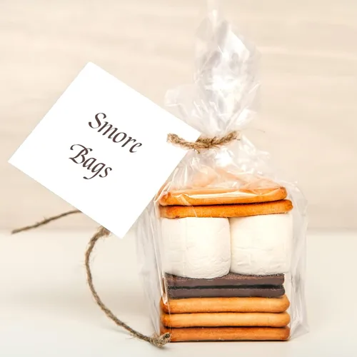 Miniatura 10 de Morepack Bolsas de celofán con refuerzo y fondo plano con inserción de papel 50 piezas 6x4x13 pulgadas Bolsas de celofán con refuerzo