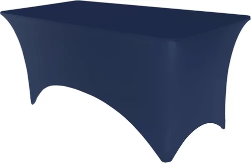 Miniatura 4 de Pomp Mantel elástico de elastano color antracita de 4 pies, resistente a las arrugas y a las manchas, tela de alta calidad de fácil cuidado, se