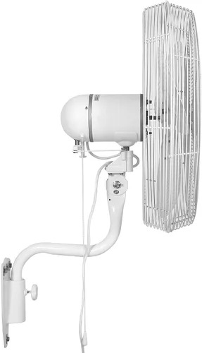 Miniatura 4 de DURAFAN Ventilador oscilante de montaje en pared para interiores y exteriores de 24" - Blanco