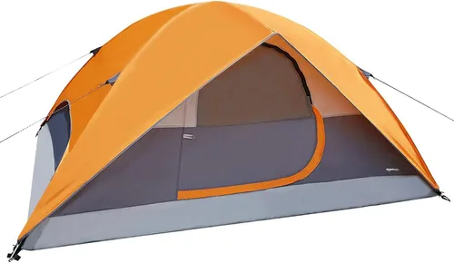 Miniatura 8 de Amazon Basics Tienda de Campaña, Diseño de Domo para 3 Estaciones con Sobretecho
