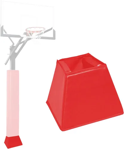 Miniatura 11 de Base acolchada de baloncesto de base cuadrada para baloncesto, almohadilla cuadrada de alta resistencia, para exteriores se adapta a 4 x 4 pulgadas
