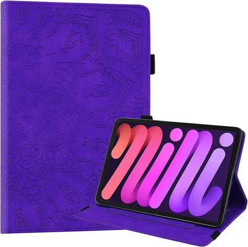 Miniatura 22 de Dteck Funda delgada para Apple iPad mini de 8.3 pulgadas (A17 Pro), Mini (6ª generación) de 8.3 pulgadas con función de encendido automático