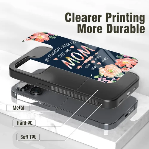 Miniatura 2 de Fundas de teléfono con nombre personalizado para la abuela para iPhone 7 8 11 12 13 14 15 16 17 Pro Max Plus Mini Xr Xs SE, para Samsung Galaxy A03