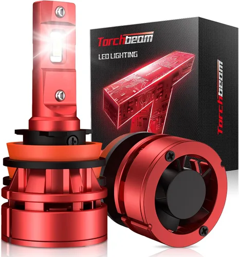 Miniatura 16 de Torchbeam D2S D2R Bombillas HID de xenón para faros delanteros, 35 W, 7600 lúmenes, 8000 K, azul hielo, bombilla de repuesto de haz alto y bajo
