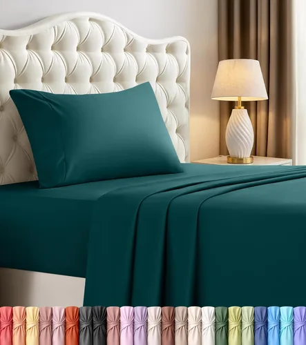 Miniatura 85 de Juego de sábanas King de Utopia Bedding – 4 piezas de sábanas para cama tamaño King, microfibra suave y transpirable, incluye 1 sábana bajera, 1