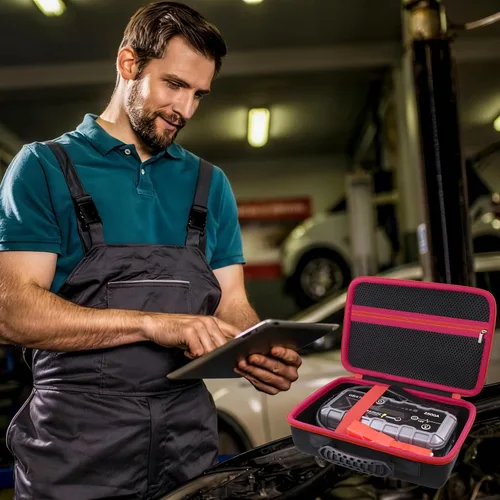 Miniatura 9 de Funda de almacenamiento de protección compatible con Boost GB70 / GBX75 UltraSafe Jump Starter batería de litio y accesorios