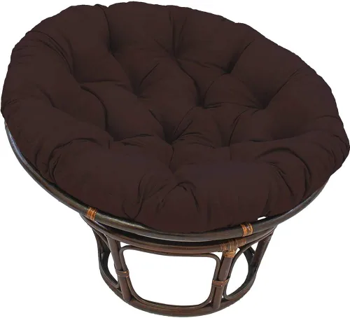 Miniatura 19 de Cojín colgante para silla de hamaca, cojín de tumbona para interiores y exteriores, cojín redondo grueso para silla de huevo, cojín de asiento