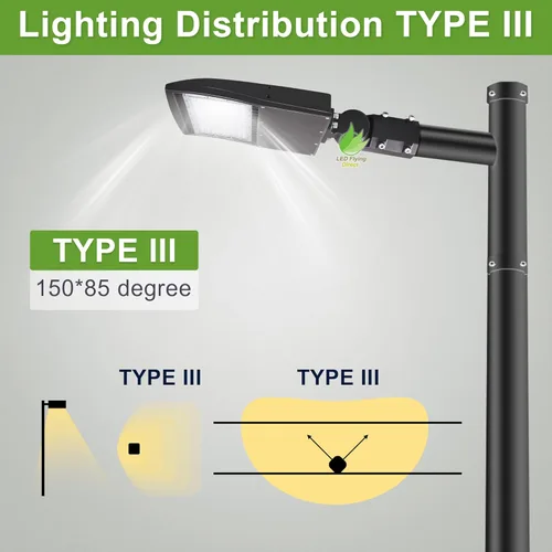 Miniatura 6 de luz LED para la calle, estacionamientos, postes, áreas exteriores, 5000k, DLC UL (café), LF-SB150W-BL, 150.00watts, 110.00 volts
