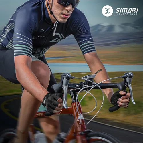 Miniatura 6 de SIMARI Guantes de entrenamiento transpirables para hombres y mujeres, guantes acolchados para levantamiento de pesas con gran agarre, protección