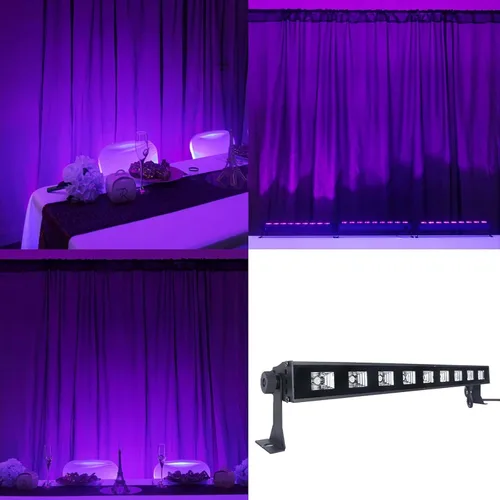 Miniatura 7 de Efavormart - Barra de luz LED para lavadora de pared de 27 W, 9 LED de alto rendimiento con soporte ajustable de 360° para decoración de fondo