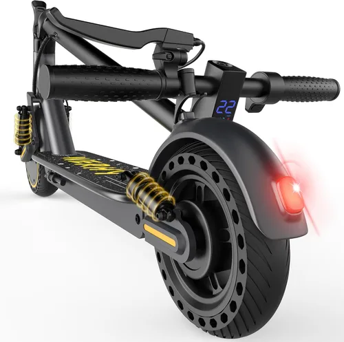 Miniatura 11 de WERHY 10 Inches Electric Scooter, 22 MPH Top Speed & 500W Powerful Motor, 22-28Miles Long Range, Folding E Scooter with Dual Braking for Adults