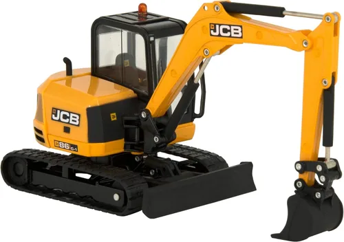 Miniatura 2 de JCB Britains Farm Tomy Toys - Excavadora Midi - Excavadora 1:32 JCB 86C -1 - Juguete de tractor coleccionable - Juguetes de granja a escala 1:32