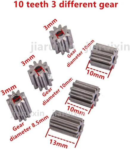 Miniatura 3 de weelye 2 piezas 12V550 RPM 40000 con alto par de torsión 12 voltios DC motor, piezas SUV, motor eléctrico eléctrico, adecuado para coches RC niños