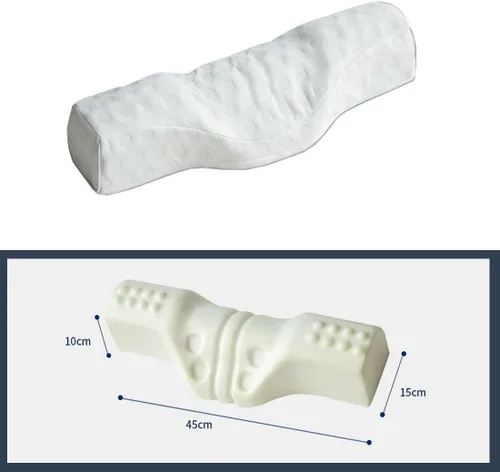 Miniatura 2 de Almohada cervical para el cuello para aliviar el dolor al dormir, almohada cervical de espuma viscoelástica para aliviar el dolor de cuello rígido