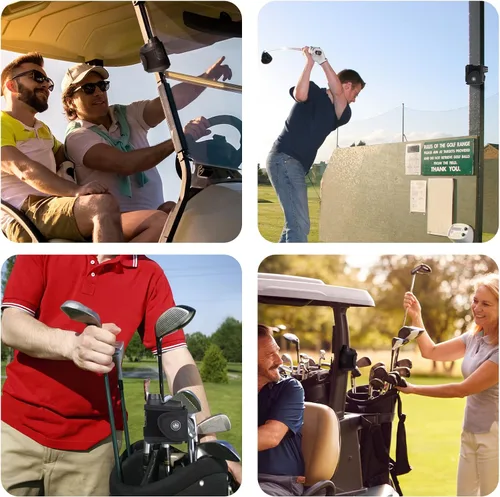 Miniatura 2 de Craftsman Golf Correa de telémetro de nailon magnética universal negra